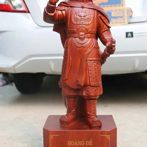 Tượng gỗ Nguyễn Huệ cao 80cm