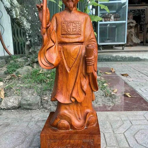 Tượng gỗ Nguyễn Trãi cao 60cm