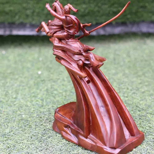 Tượng gỗ Thánh Gióng cao 30cm