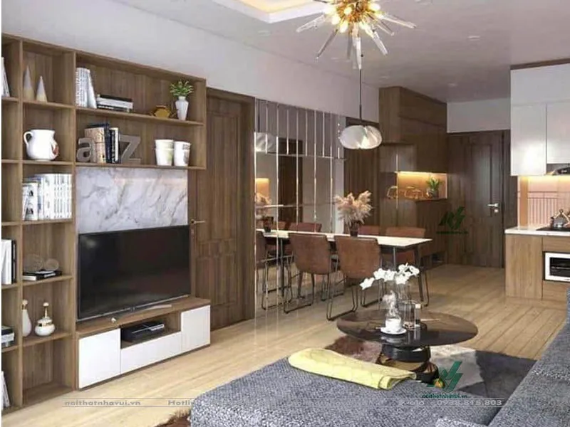 Thiết Kế Thi Công Nội Thất Căn Hộ 1 Phòng Ngủ