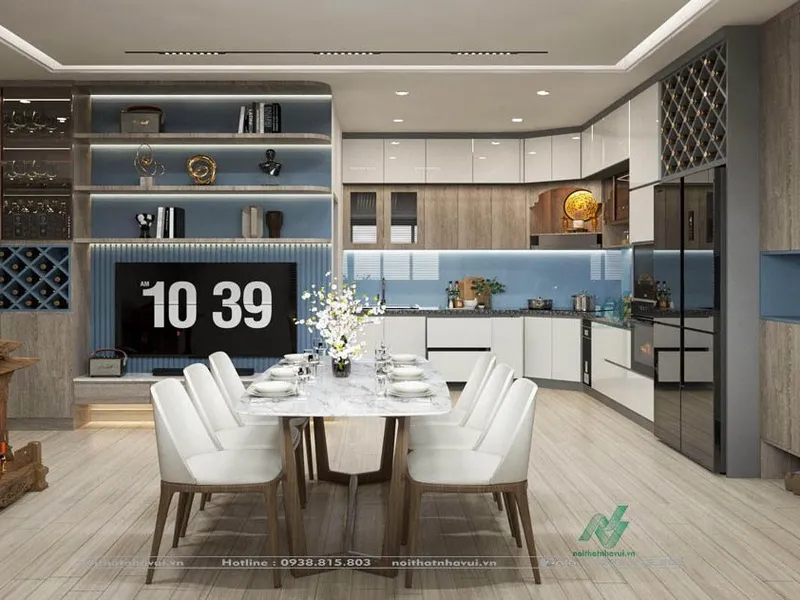Thiết Kế Căn Hộ 80m2  -  3 Phòng Ngủ