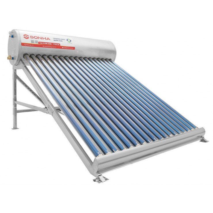 bình năng lượng mặt trời sơn hà ống dầu
