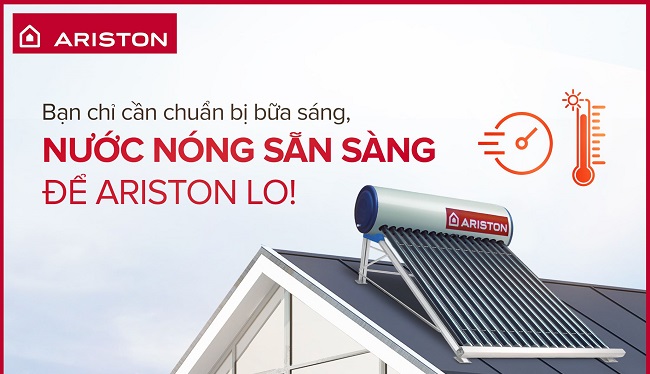 bình năng lượng mặt trời ariston