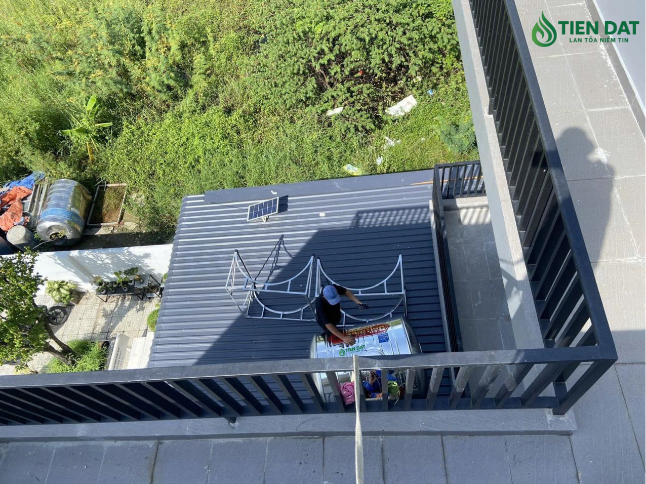 dịch vụ kéo bồn nước inox dịch vụ kéo bồn nước inox