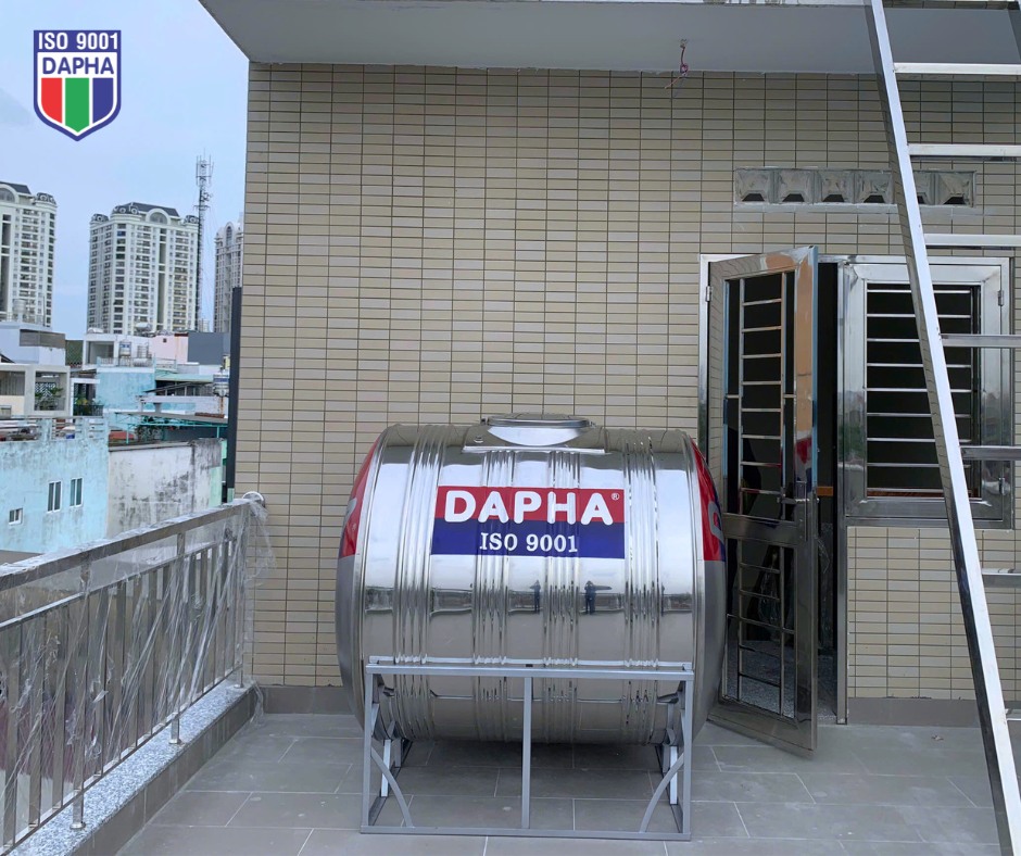 Bồn nước inox dapha 5000l nằm Bồn nước inox dapha 5000l nằm