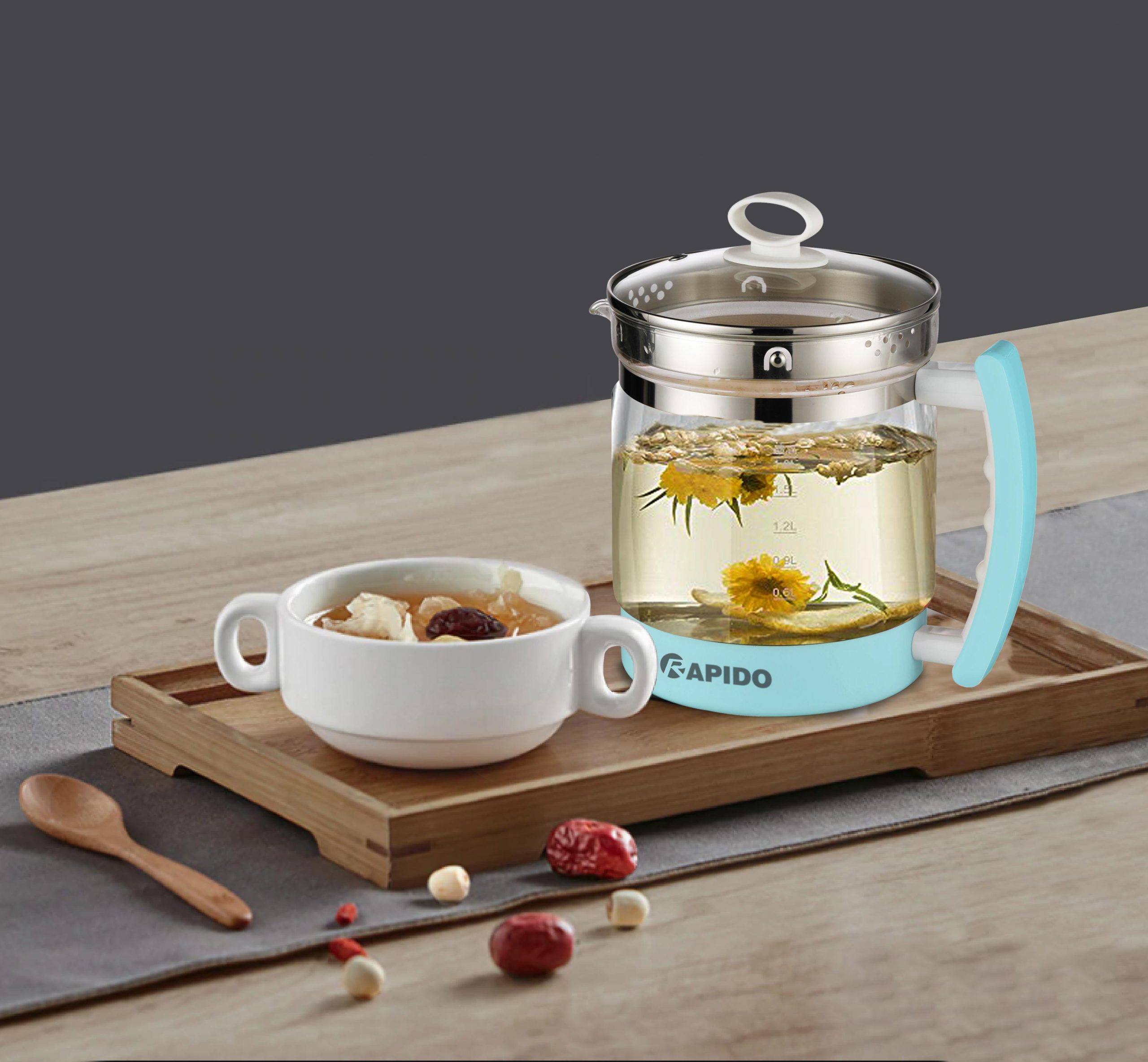 Ấm điện đa năng Rapido RMK0818-S Ấm điện đa năng Rapido RMK0818-S