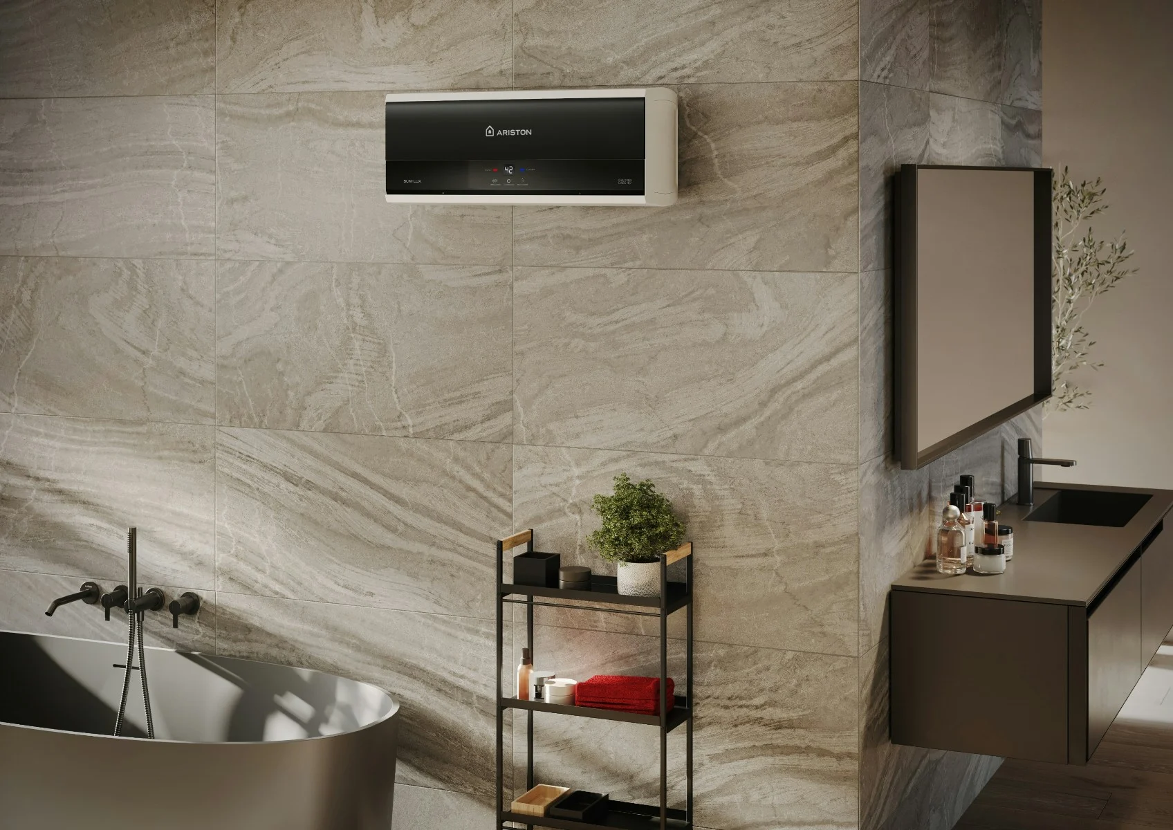 Bình nóng lạnh gián tiếp ARISTON SLIM3 LUX 20 Bình nóng lạnh gián tiếp ARISTON SLIM3 LUX 20