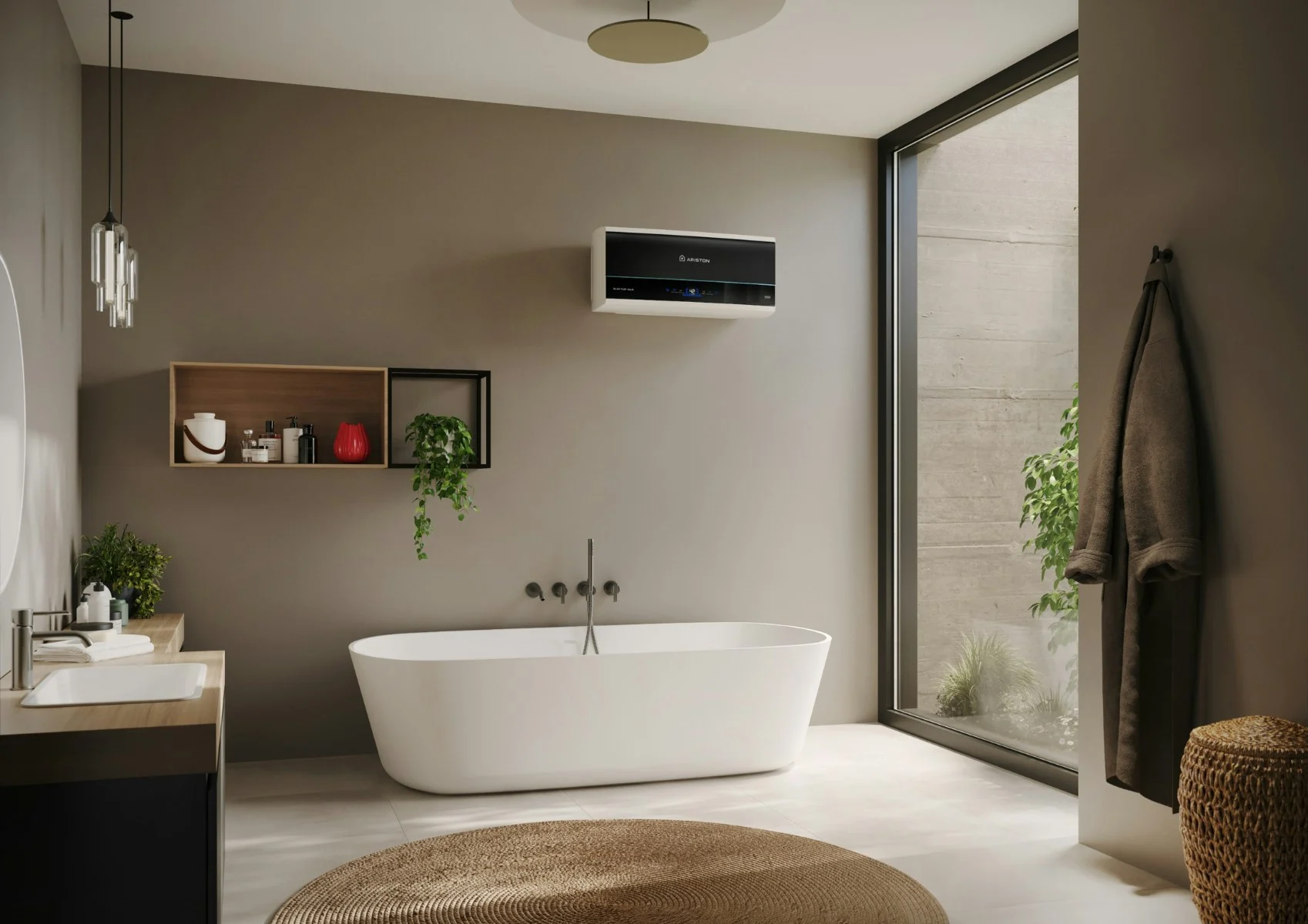 Bình nóng lạnh gián tiếp ARISTON SLIM3 TOP WIFI 20 Bình nóng lạnh gián tiếp ARISTON SLIM3 TOP WIFI 20