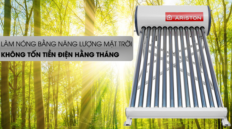 bình nóng lạnh năng lượng mặt trời Ariston bình nóng lạnh năng lượng mặt trời Ariston