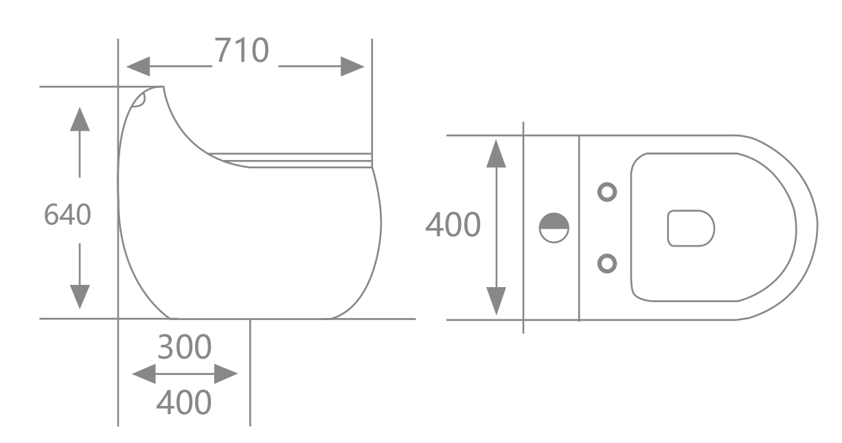 Bồn cầu Hwata 1 khối HT-169 Bồn cầu Hwata 1 khối HT-169