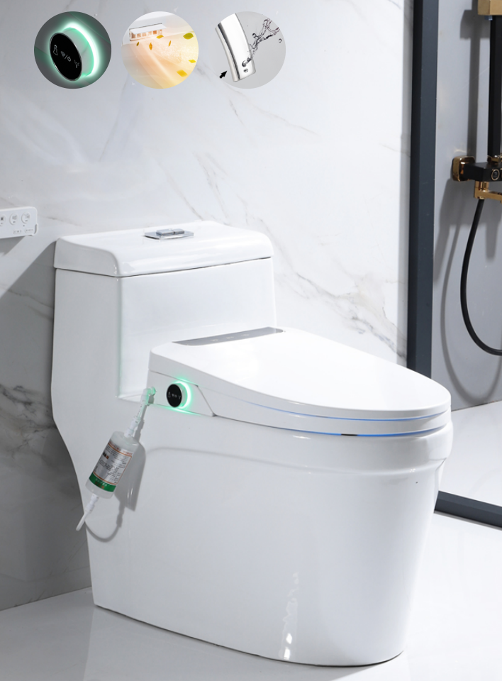 Bồn cầu Hwata 1 khối HT-U001 Bồn cầu Hwata 1 khối HT-U001