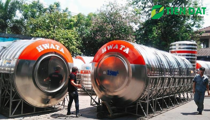 Bồn nước inox Hwata 4000L đứng Bồn nước inox Hwata 4000L đứng