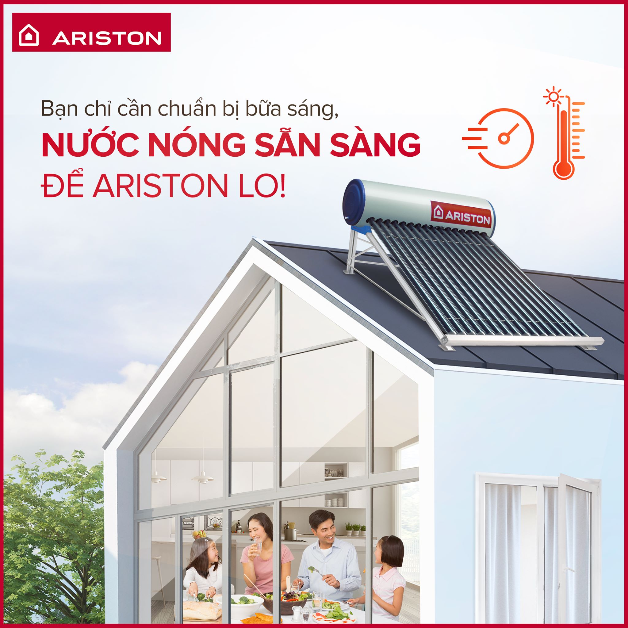 bồn năng lượng mặt trời Ariston bồn năng lượng mặt trời Ariston