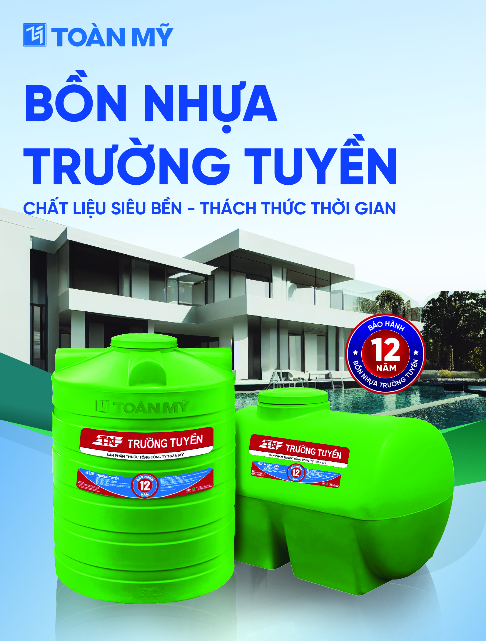 Bồn nhựa Trường Tuyền đứng Bồn nhựa Trường Tuyền đứng