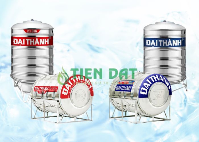 các sản phẩm bồn nước inox đại thành