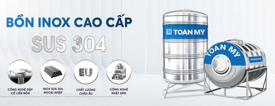 Bồn nước Inox Toàn Mỹ 1000L nằm Bồn nước Inox Toàn Mỹ 1000L nằm