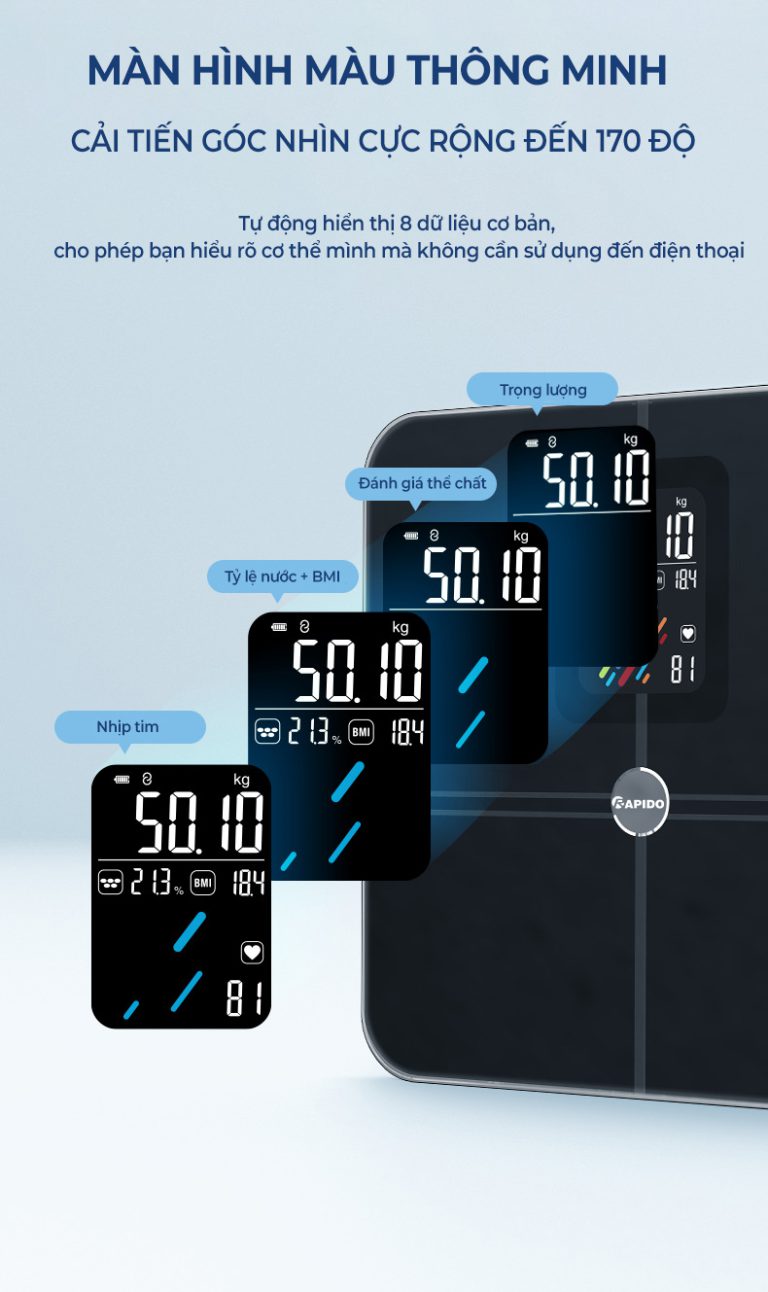 Cân sức khỏe Rapido RSB-05BS Cân sức khỏe Rapido RSB-05BS