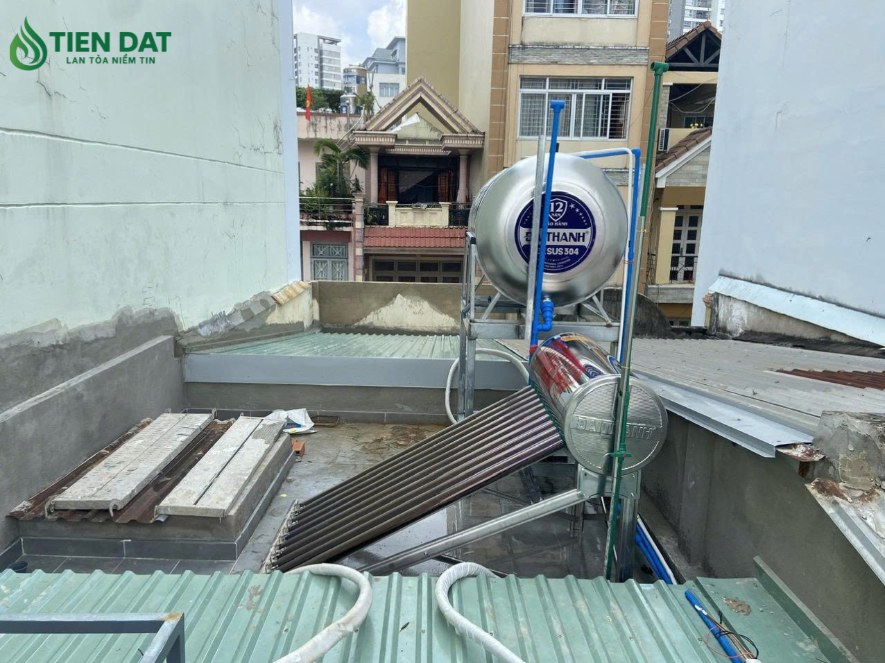 Công trình giao lắp máy nước nóng Đại Thành Gold