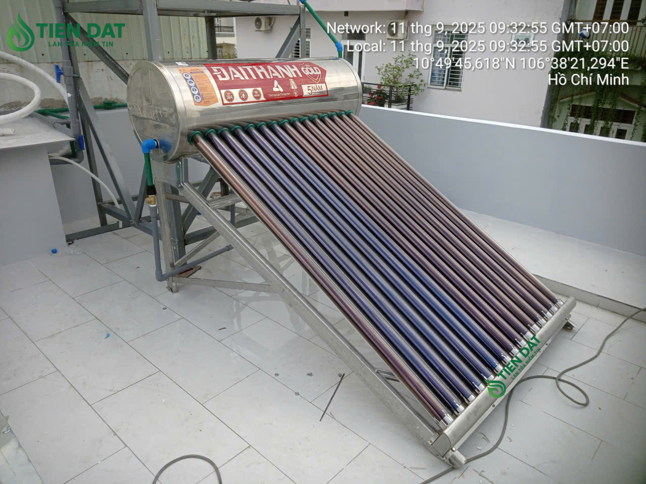 Công trình giao lắp đặt trọn bộ bồn nước và máy NLMT Đại Thành Gold Công trình giao lắp đặt trọn bộ bồn nước và máy NLMT Đại Thành Gold