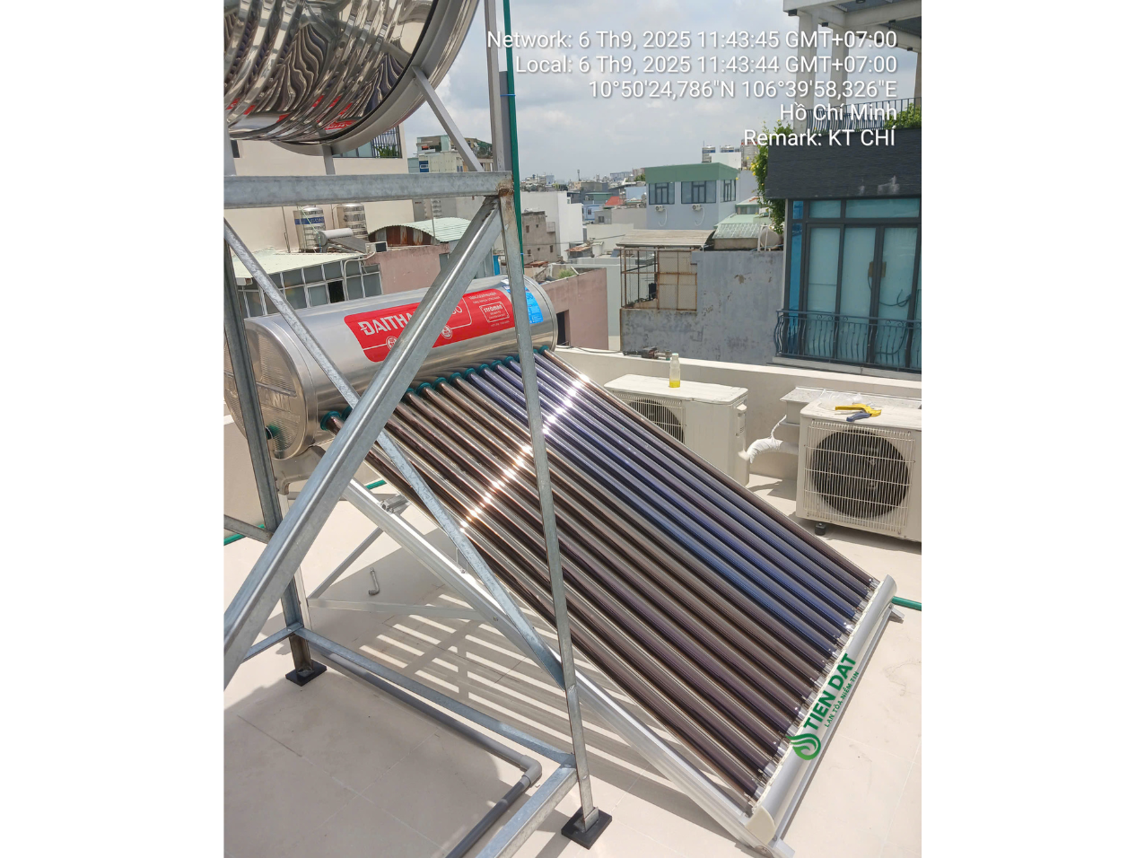 Hoàn thiện lắp đặt máy NLMT Đại Thành Vigo Hoàn thiện lắp đặt máy NLMT Đại Thành Vigo