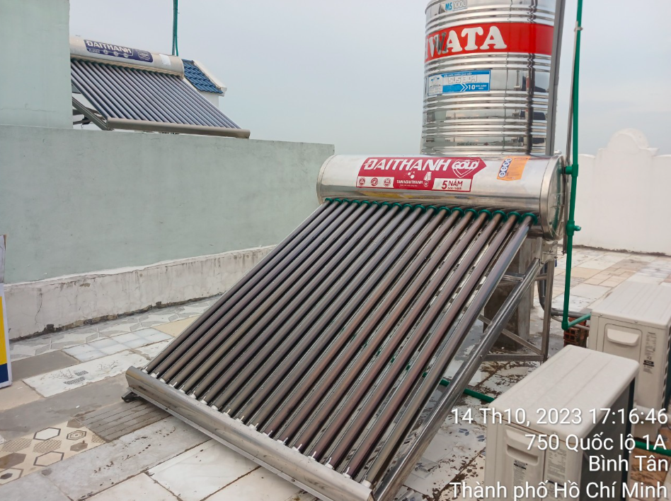 Giá máy nước nóng năng lượng mặt trời Đại Thành Giá máy nước nóng năng lượng mặt trời Đại Thành