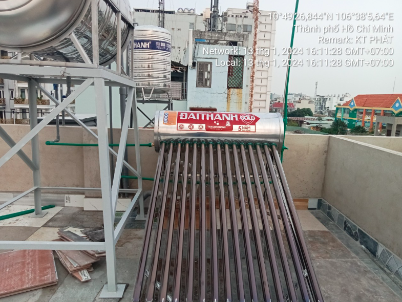 Giàn năng lượng mặt trời Tân Á Giàn năng lượng mặt trời Tân Á