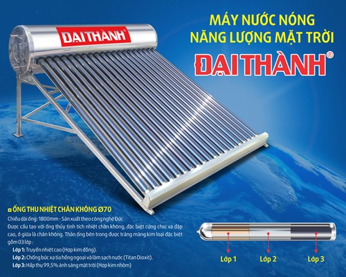 Máy nước năng lượng mặt trời Đại Thành