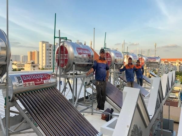 Tham khảo kích thước máy nước nóng năng lượng mặt trời Đại Thành đang được phân phối trên thị trường