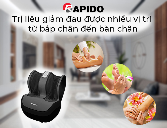 Máy massage chân Rapido RLM 60 Máy massage chân Rapido RLM 60