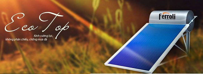 Máy nước nóng năng lượng mặt trời Ferroli dạng tấm 150L 