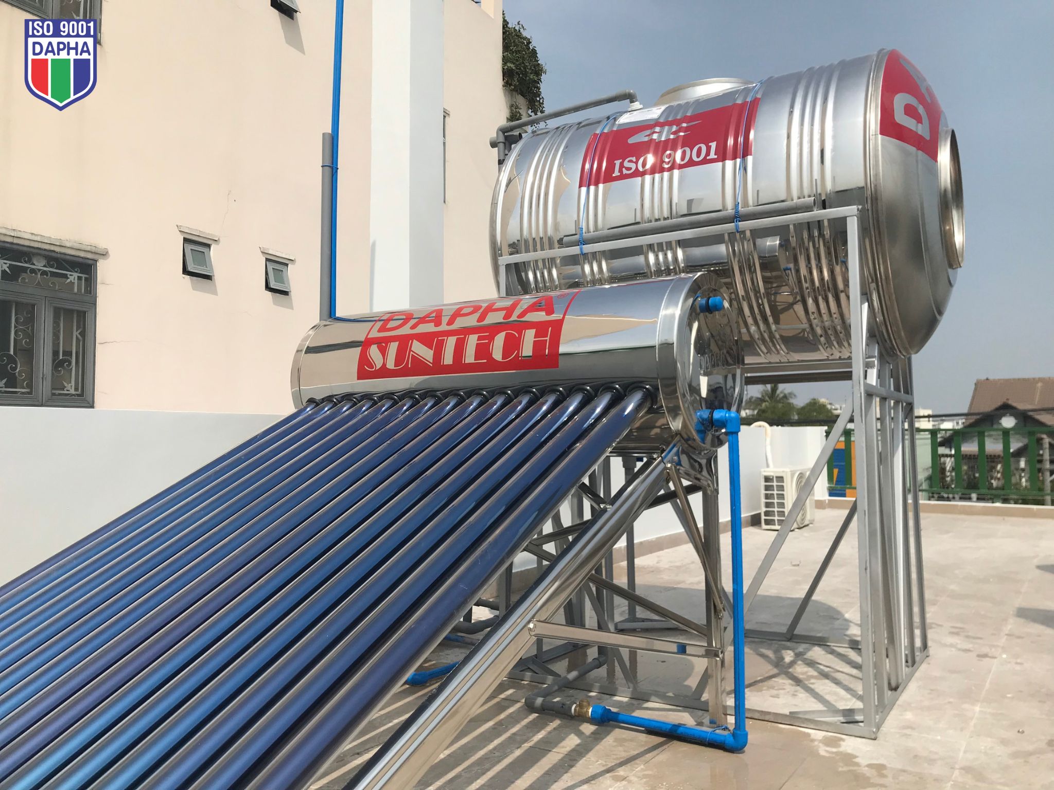 Máy nước nóng năng lượng mặt trời Dapha 200L Máy nước nóng năng lượng mặt trời Dapha 200L