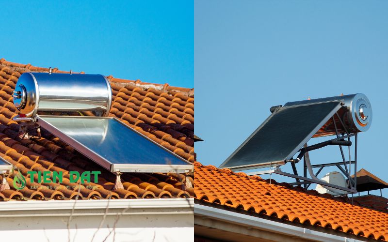 hình ảnh máy nước nóng năng lượng mặt trời tấm phẳng