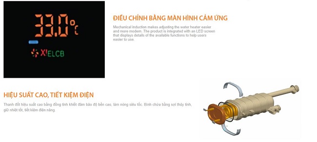 Bình nước nóng Ferroli AMORE GSN Bình nước nóng Ferroli AMORE GSN