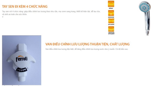 Bình nước nóng Ferroli AMORE GSN Bình nước nóng Ferroli AMORE GSN