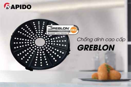 Nồi chiên không dầu Rapido RAF-6.5D Nồi chiên không dầu Rapido RAF-6.5D