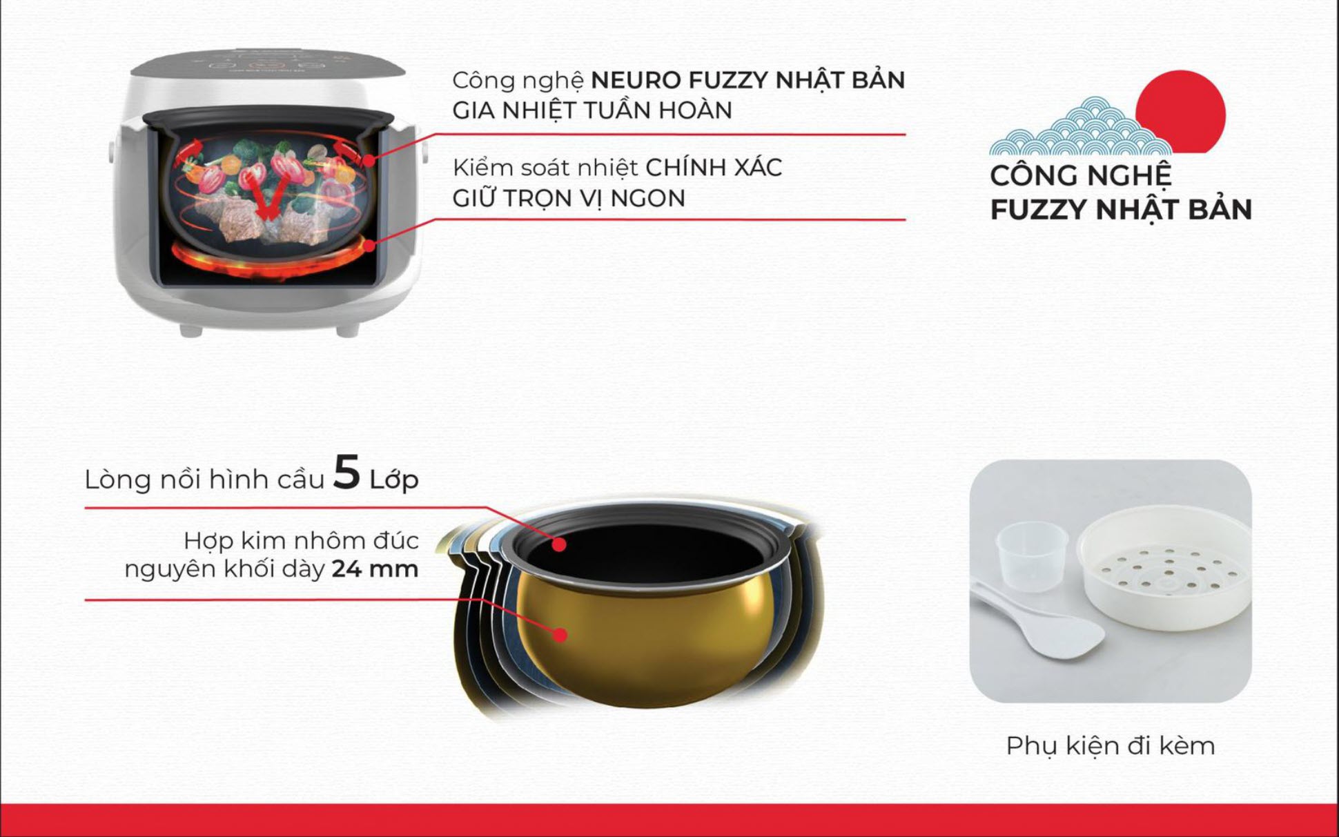 Nồi cơm điện tử Rapido RC-1.2D Nồi cơm điện tử Rapido RC-1.2D