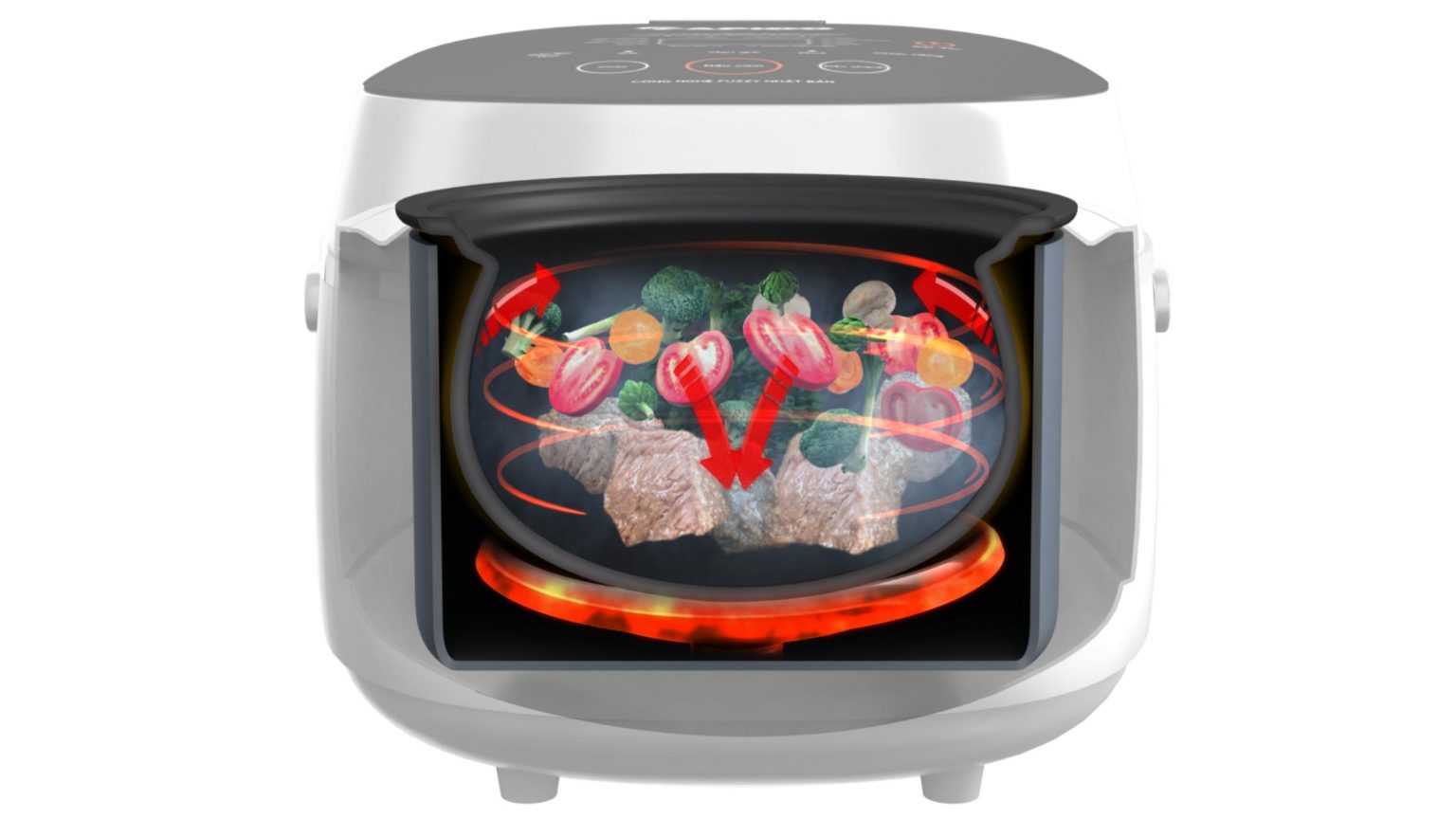 Nồi cơm điện tử Rapido RC-1.2D Nồi cơm điện tử Rapido RC-1.2D