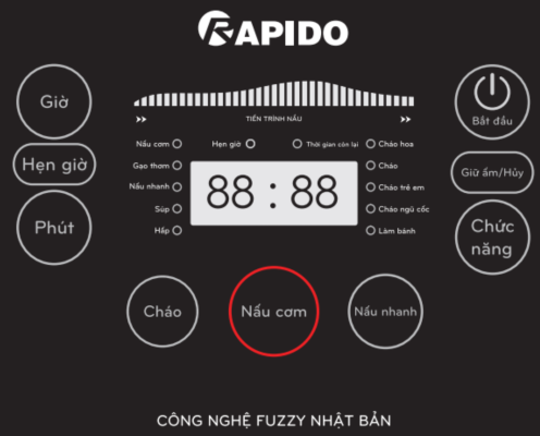 Nồi cơm điện tử RC-1.8D Nồi cơm điện tử RC-1.8D