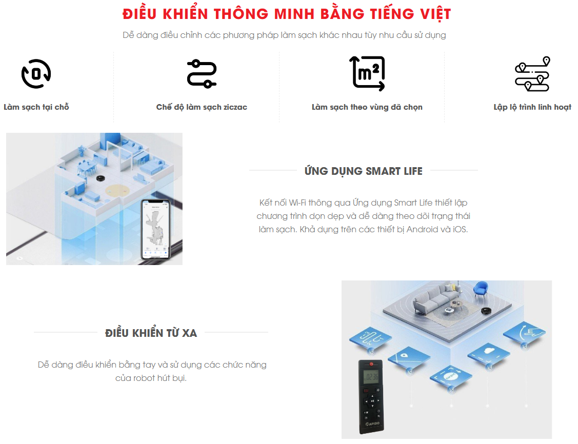 Robot hút bụi lau nhà Hecquyn Extra Robot hút bụi lau nhà Hecquyn Extra