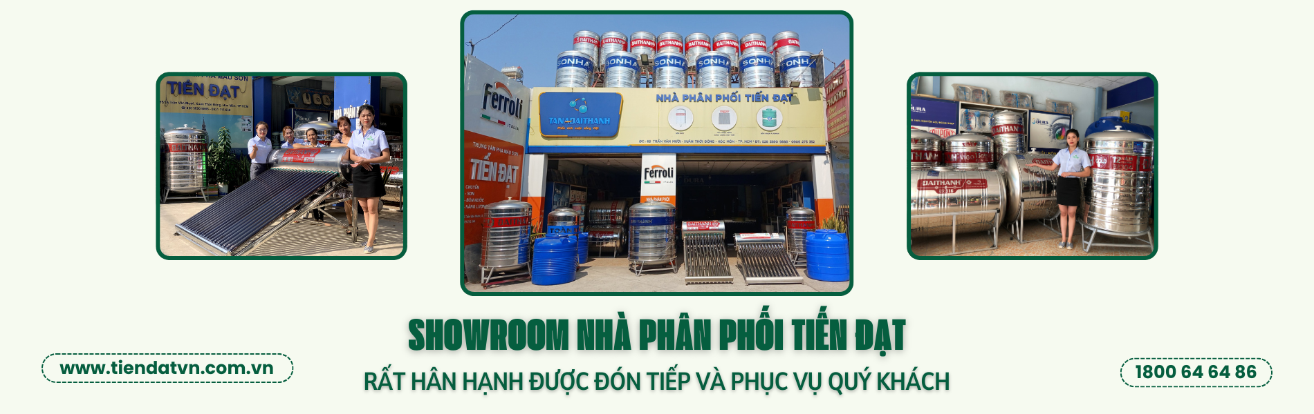 Showroom Nhà phân phối Tiến Đạt