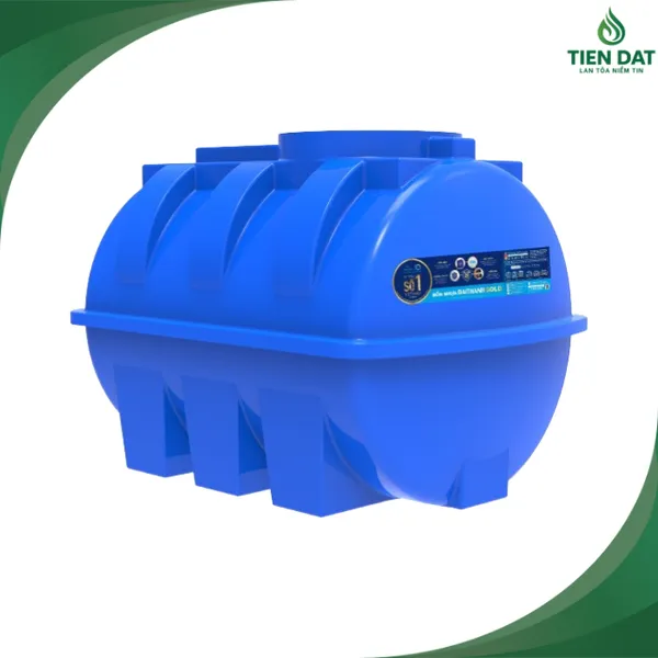 Bồn nước nhựa Đại Thành 500L nằm