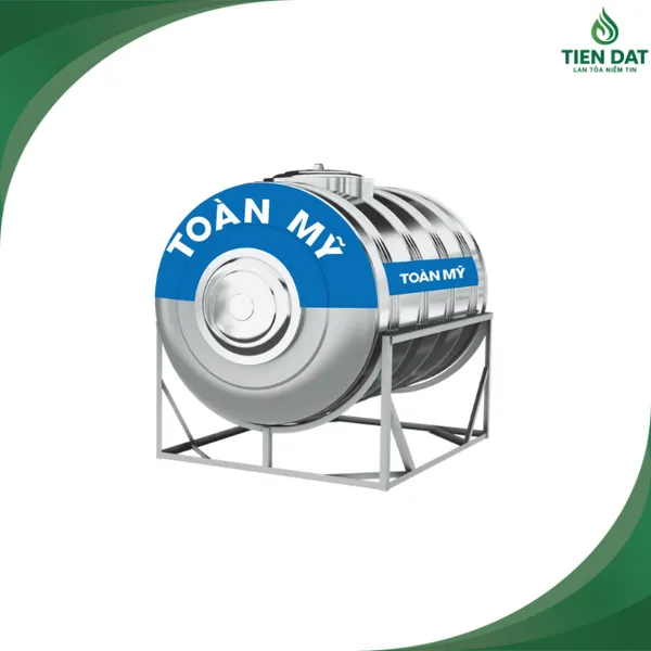 Bồn nước inox Toàn Mỹ 5000L nằm