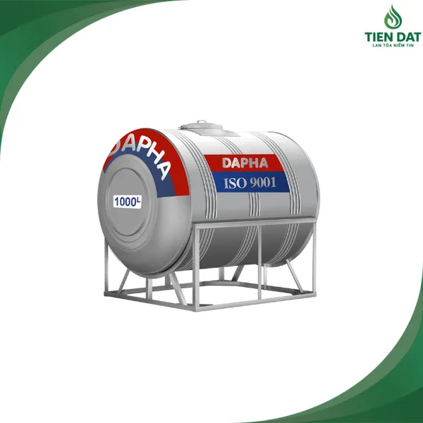 Bồn nước inox Dapha 500L nằm