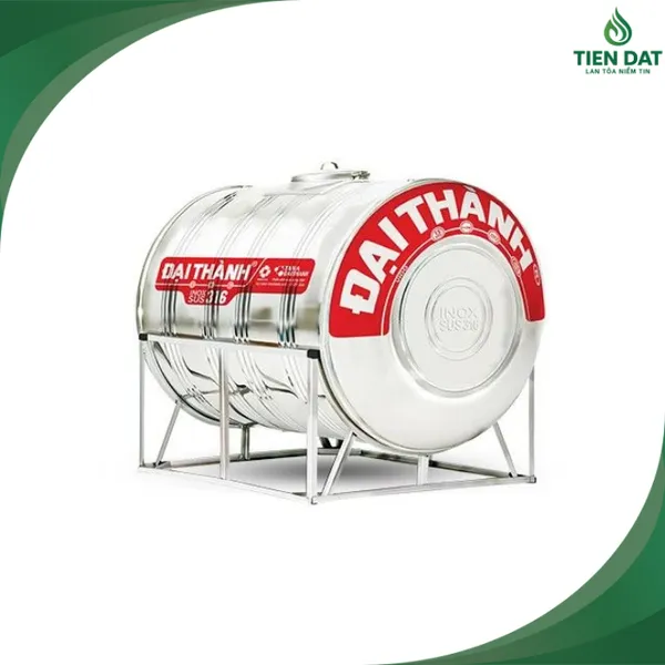 Bồn nước inox Đại Thành SUS 316 500L nằm