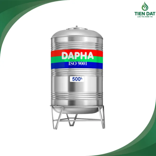 Bồn nước inox Dapha xuất khẩu 6000L đứng