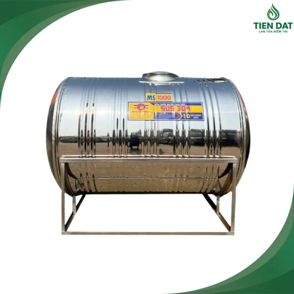 Bồn nước inox Hwata 700L nằm