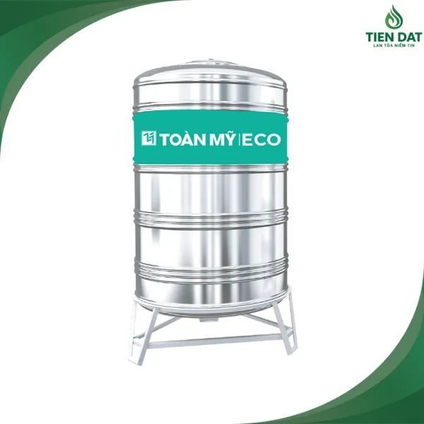Bồn inox Toàn Mỹ Eco 1000L đứng
