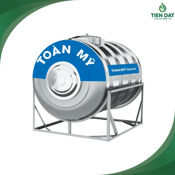 Bồn inox Toàn Mỹ Smart 2000L nằm 