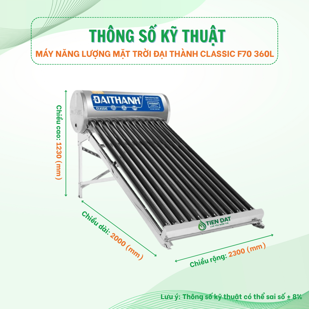 Video review máy nước nóng NLMT Đại Thành F70 360L  Video review máy nước nóng NLMT Đại Thành F70 360L