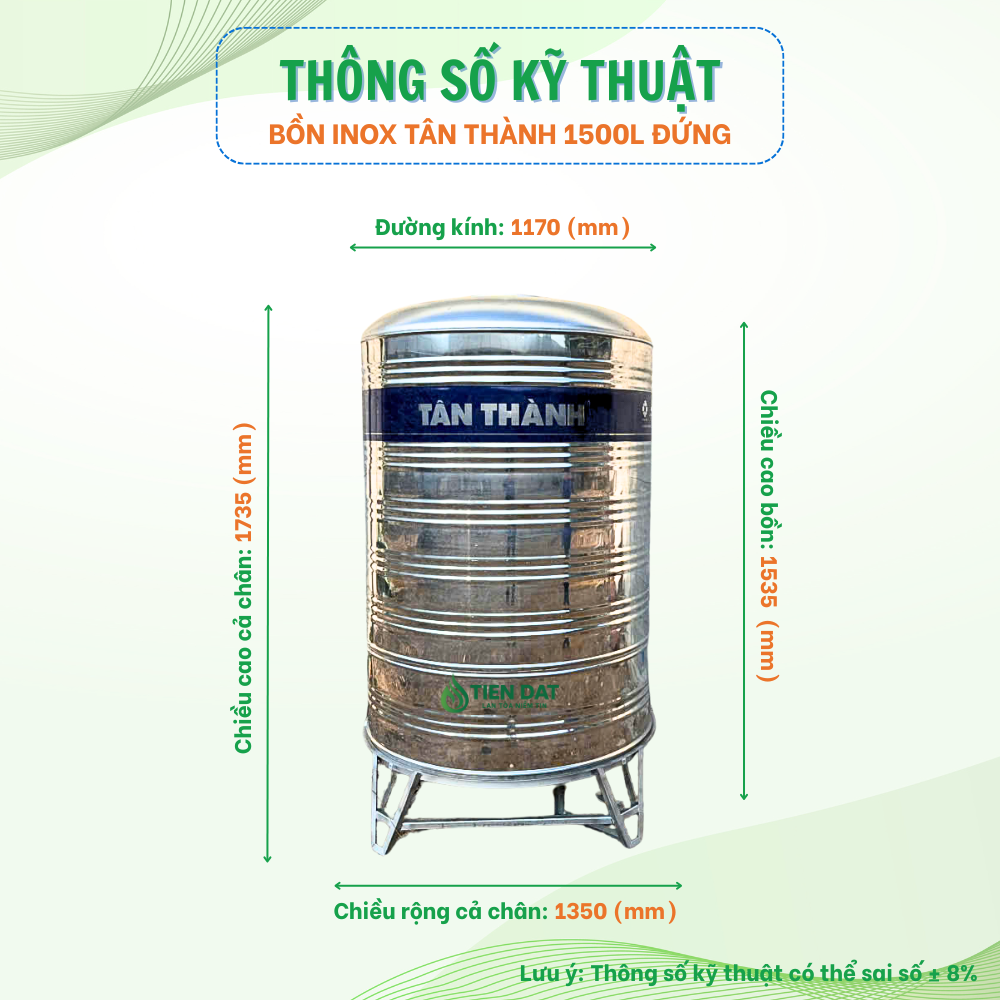 Video review bồn inox Tân Thành 1500L Video review bồn inox Tân Thành 1500L